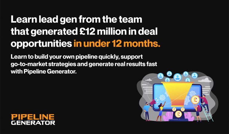 Learn lead gen from the team that generated £12 million in deal opportunities in under 12 months