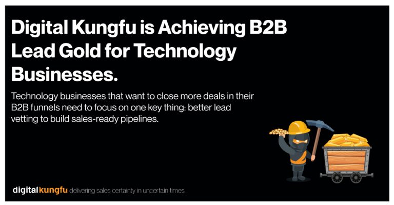 Digital Kungfu is Achieving B2B Lead Gold for Technology Businesses