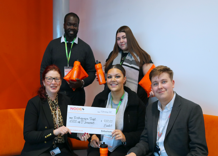 Award-winning youth charity Enthusiasm Trust receives £5k IT support from Node4